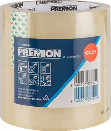 Premion מארז סרטי הדבקה 2 חלקים 48 מ"מ*40 מטר  PRE900094